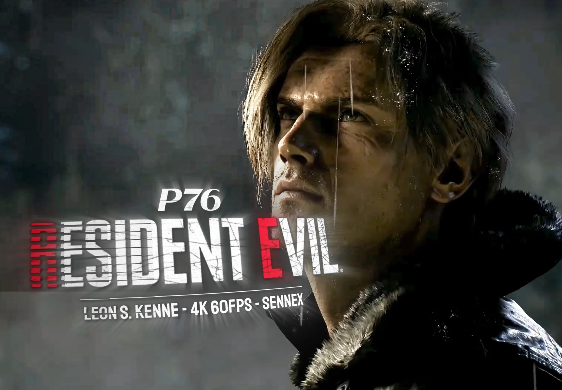 24 4k Leon S.Kennedy Half Sleeves Noir outfit Scp Clips