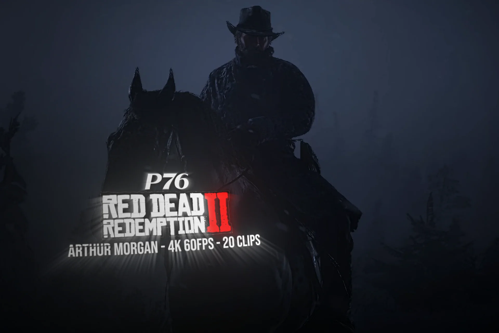 ARTHUR MORGAN - 20 CLIPS - FACETRACKED & TOPAZED - CHAPTER 1 - 4K60FPS - @ONCXZY