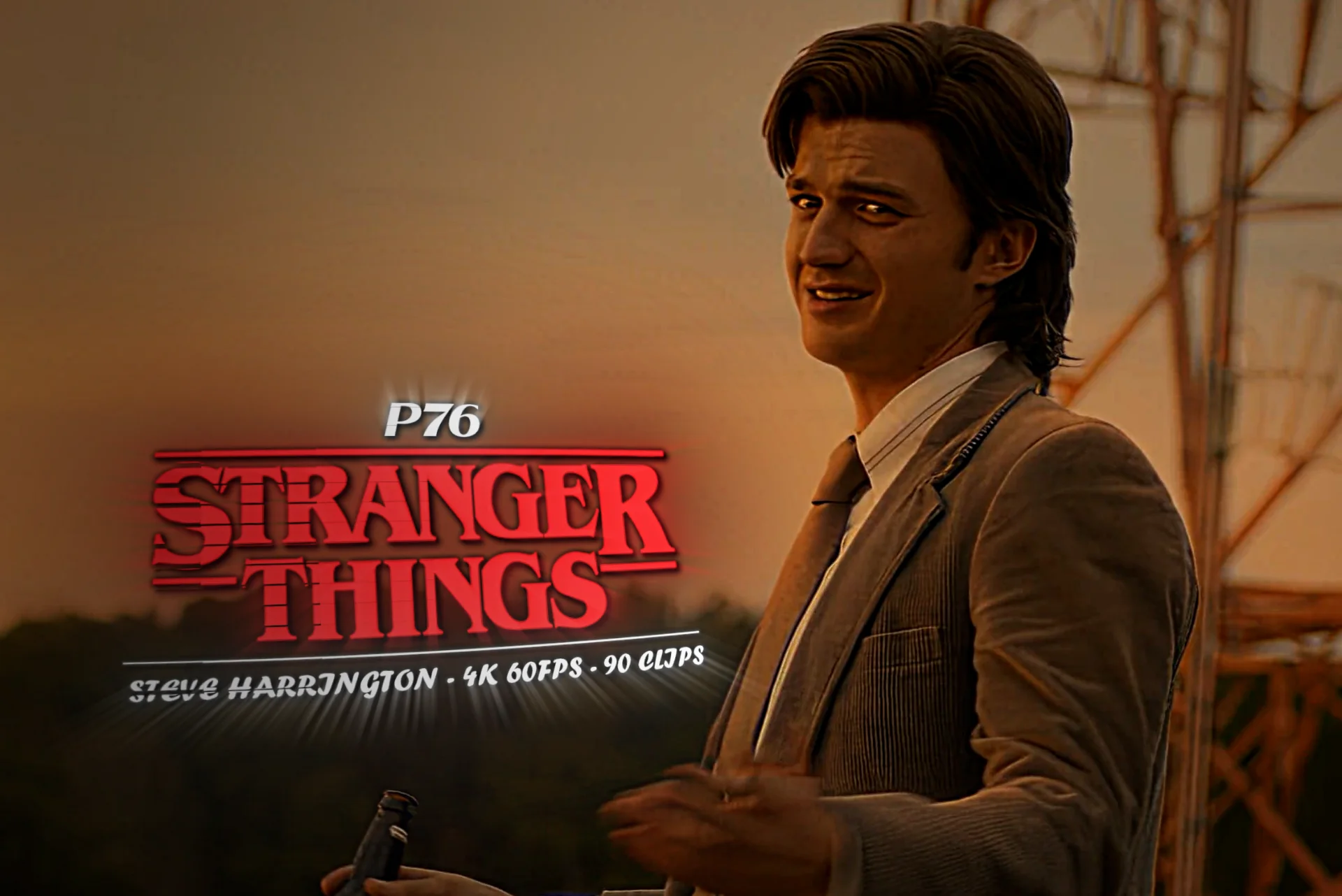 90 Steve Harrington Clips (4K 60FPS) (Topazed)
