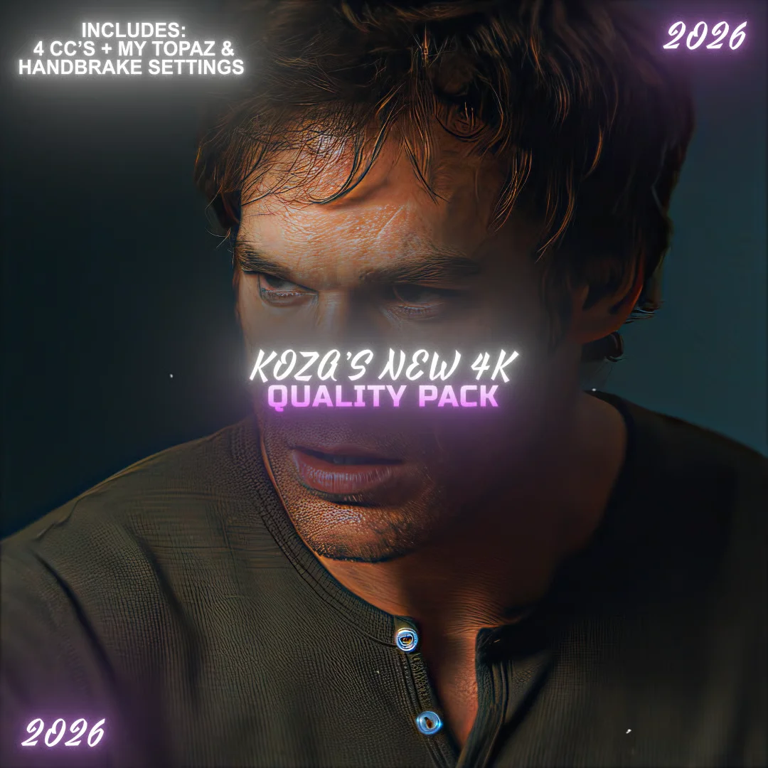 Koza's New 4K Quality Pack